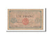 Banconote, Pirot:77-1, MB, Lyon, 1 Franc, 1914, Francia