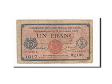 Banconote, Pirot:77-19, MB, Lyon, 1 Franc, 1919, Francia