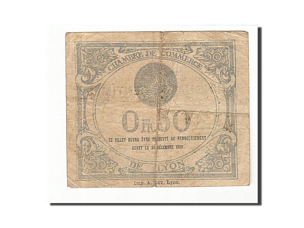 Banknote, Pirot:77-18, 1 Franc, 1919, France, VF(20-25), Lyon