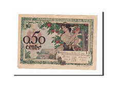 Banknote, Pirot:91-9, 50 Centimes, 1920, France, EF(40-45), Nice