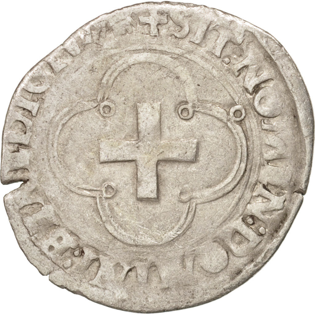 France, Douzain à la Croisette, Undated, Toulouse, VF(20-25),Billon,Sombart:4368