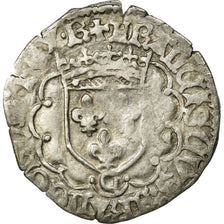 Moneda, Francia, Douzain, Undated, Poitiers, BC+, Vellón, Sombart:4368