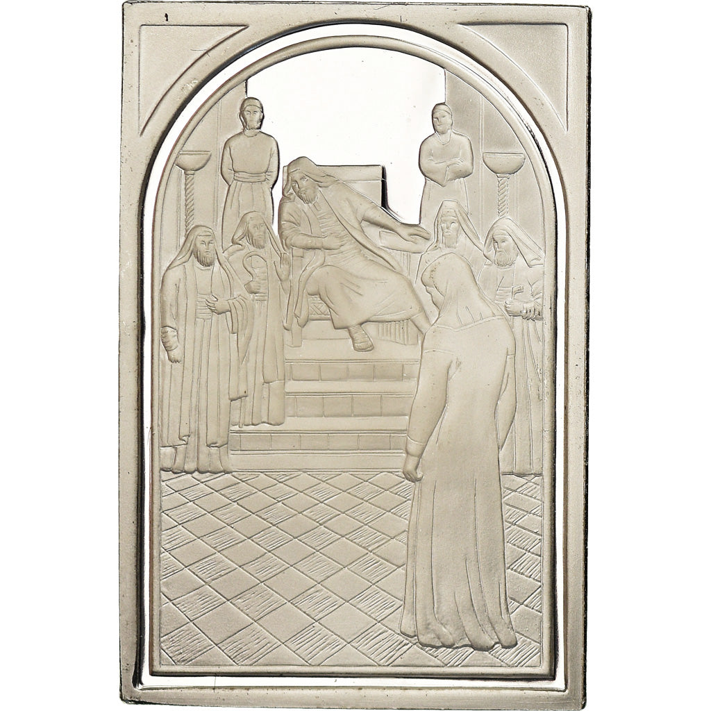 Vaticano, medaglia, Institut Biblique Pontifical, Matthieu 27:1, Religions &