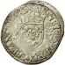 Coin, France, Douzain aux croissants, 1552, Poitiers, EF(40-45), Billon