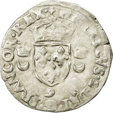 Moneda, Francia, Douzain aux croissants, 1552, Rennes, MBC, Vellón