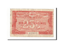 Billet, France, Le Tréport, 25 Centimes, 1920, TTB, Pirot:71-46