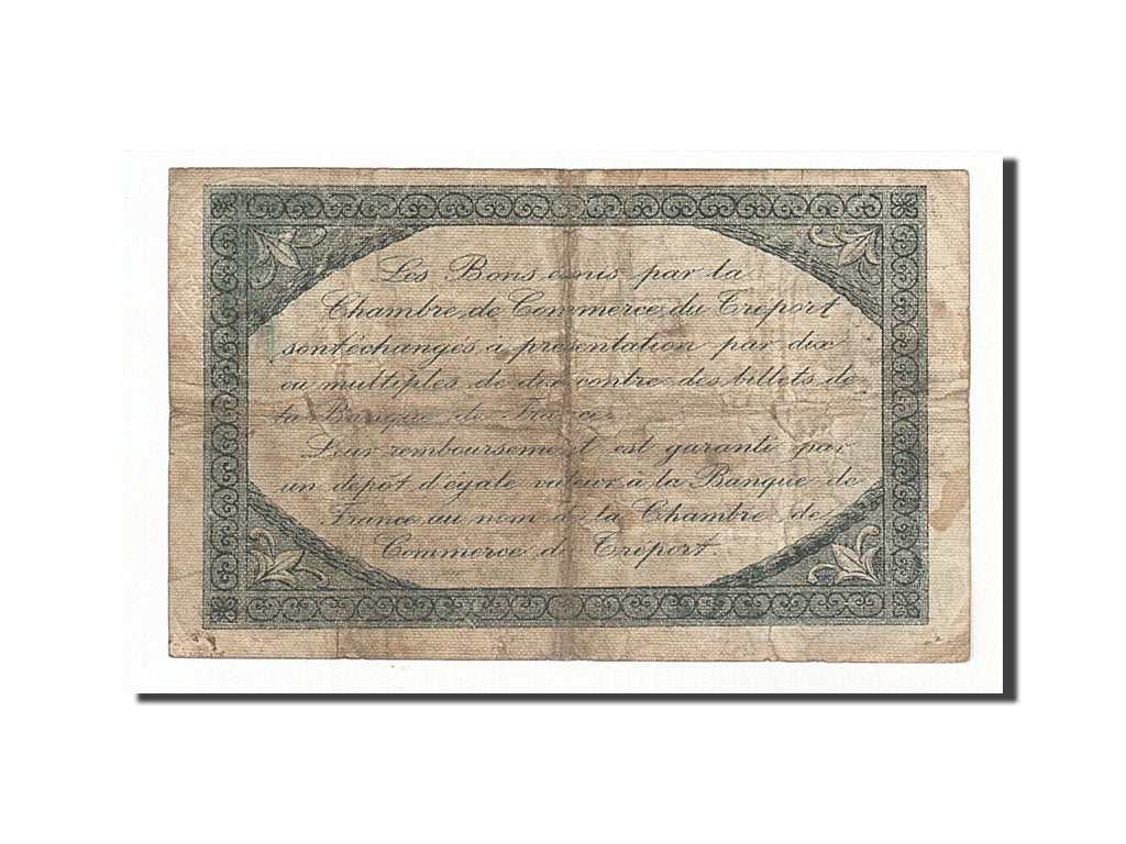 France, Le Tréport, 2 Francs, 1917, TTB, Pirot:71-38