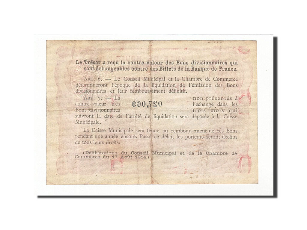 Banknote, Pirot:110-41, 2 Francs, 1918, France, AU(50-53), Rouen