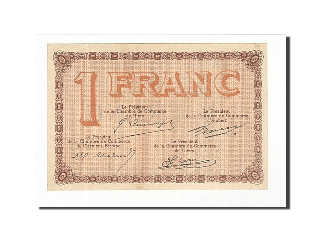 France, Clermont-Ferrand, 1 Franc, UNC(60-62), Pirot:103-6
