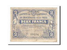 France, Boulogne-sur-Mer, 2 Francs, 1920, EF(40-45), Pirot:31-28
