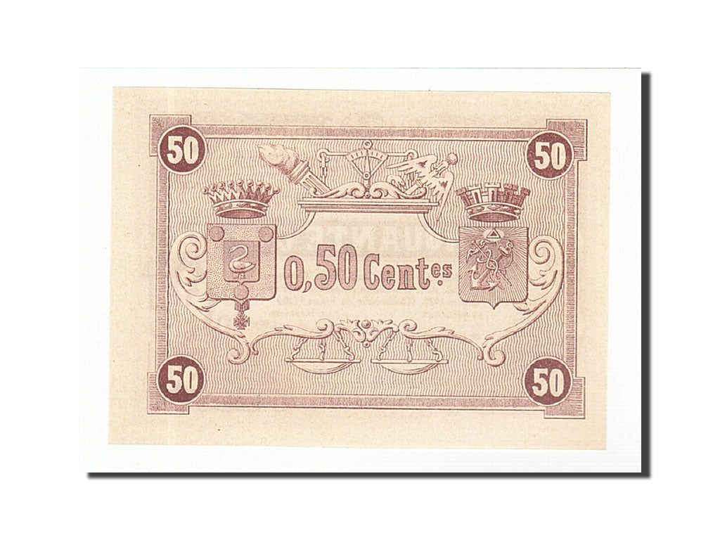 France, Boulogne-sur-Mer, 50 Centimes, 1920, UNC(65-70), Pirot:31-26