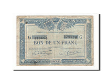 Banconote, Pirot:104-23, BB, Quimper et Brest, 1 Franc, 1922, Francia