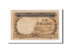 Biljet, Pirot:100-34, 1 Franc, 1922, Frankrijk, TTB, Perpignan