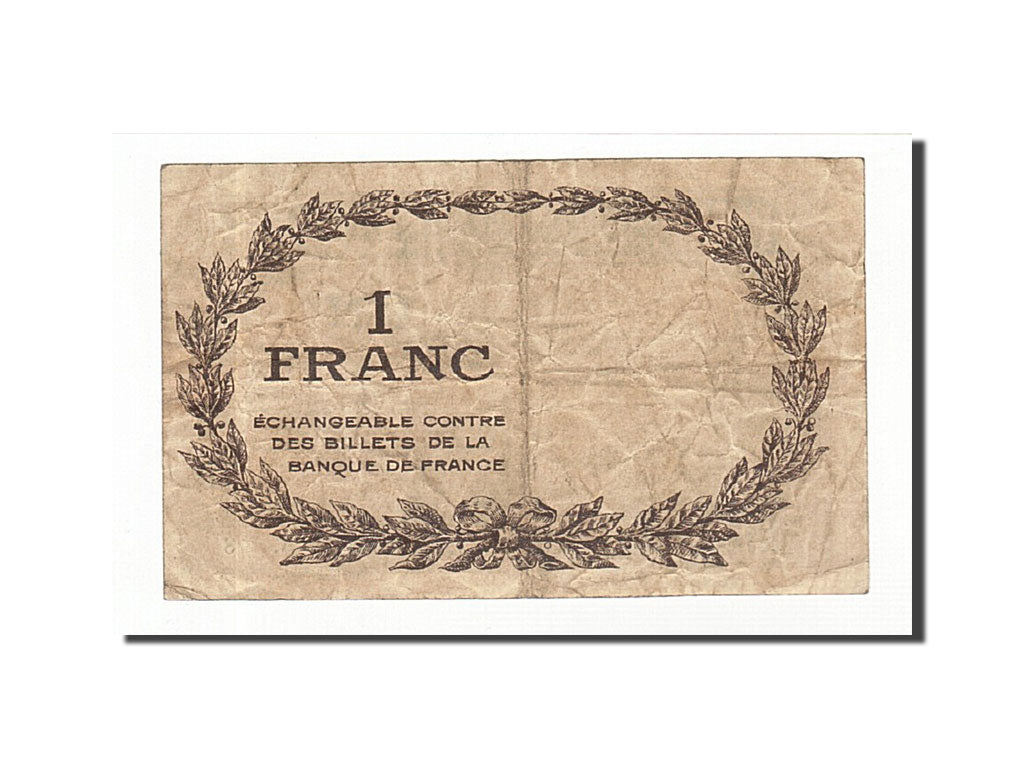 Banknote, Pirot:100-34, 1 Franc, 1922, France, EF(40-45), Perpignan