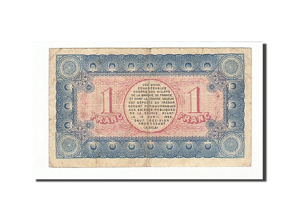 Billet, France, Chambéry, 1 Franc, 1920, TTB, Pirot:44-14