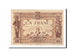 Banconote, Pirot:101-3, BB+, Poitiers, 1 Franc, 1915, Francia