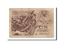 France, Bordeaux, 1 Franc, 1921, TB, Pirot:30-30