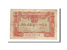 Banconote, Pirot:36-40, MB+, Calais, 50 Centimes, Francia