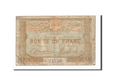 Banconote, Pirot:71-6, B, Le Tréport, 1 Franc, 1915, Francia