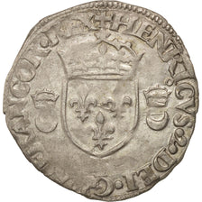 Francia, Douzain aux croissants, 1554, Nantes, MB+, Biglione, Sombart:4380