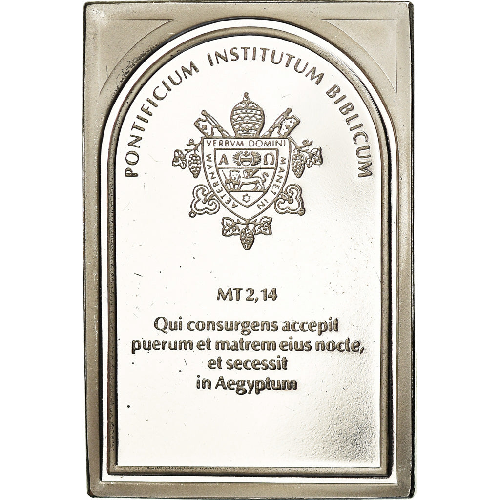 Vatican, Medal, Institut Biblique Pontifical, Matthieu 2:14, Religions &