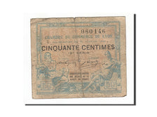 Billet, France, Lyon, 50 Centimes, 1920, B+, Pirot:77-20
