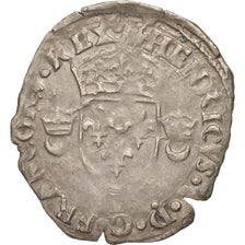 France, Douzain aux croissants, 1552, Limoges, VF(30-35), Billon, Sombart:4380
