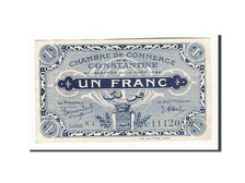Algeria, Constantine, 1 Franc, 1922-03-10, AU(55-58), Pirot 140-39