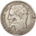 France, Napoleon III, 50 Centimes, 1860, Strasbourg, VG(8-10), Silver, KM 794.2