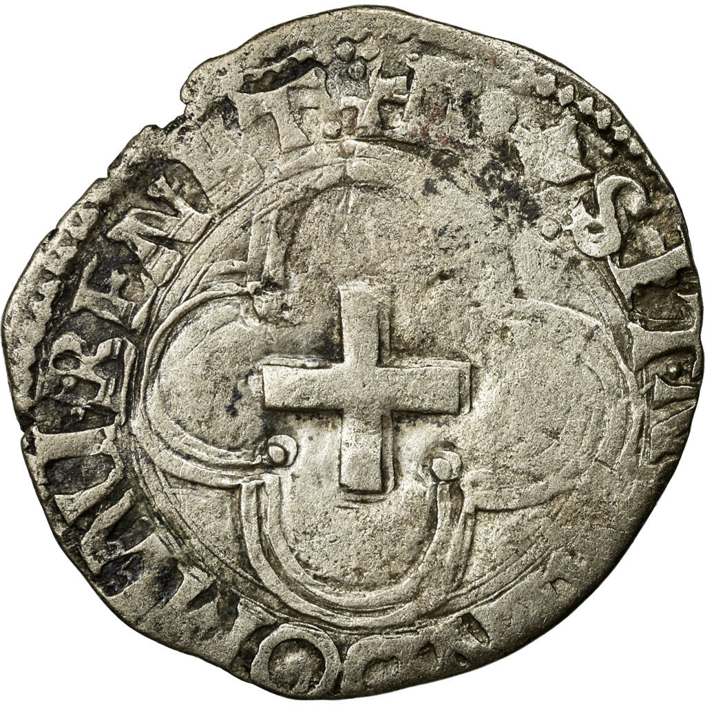 Coin, France, Douzain, Undated, Bordeaux, F(12-15), Billon, Sombart:4376