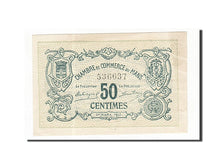 Banknote, Pirot:69-9, 50 Centimes, 1917, France, AU(55-58), Le Mans