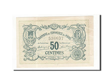 Banconote, Pirot:69-9, SPL-, Le Mans, 50 Centimes, 1917, Francia