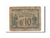 Algeria, 10 Centimes, 1915, 1915-10-07, MB+