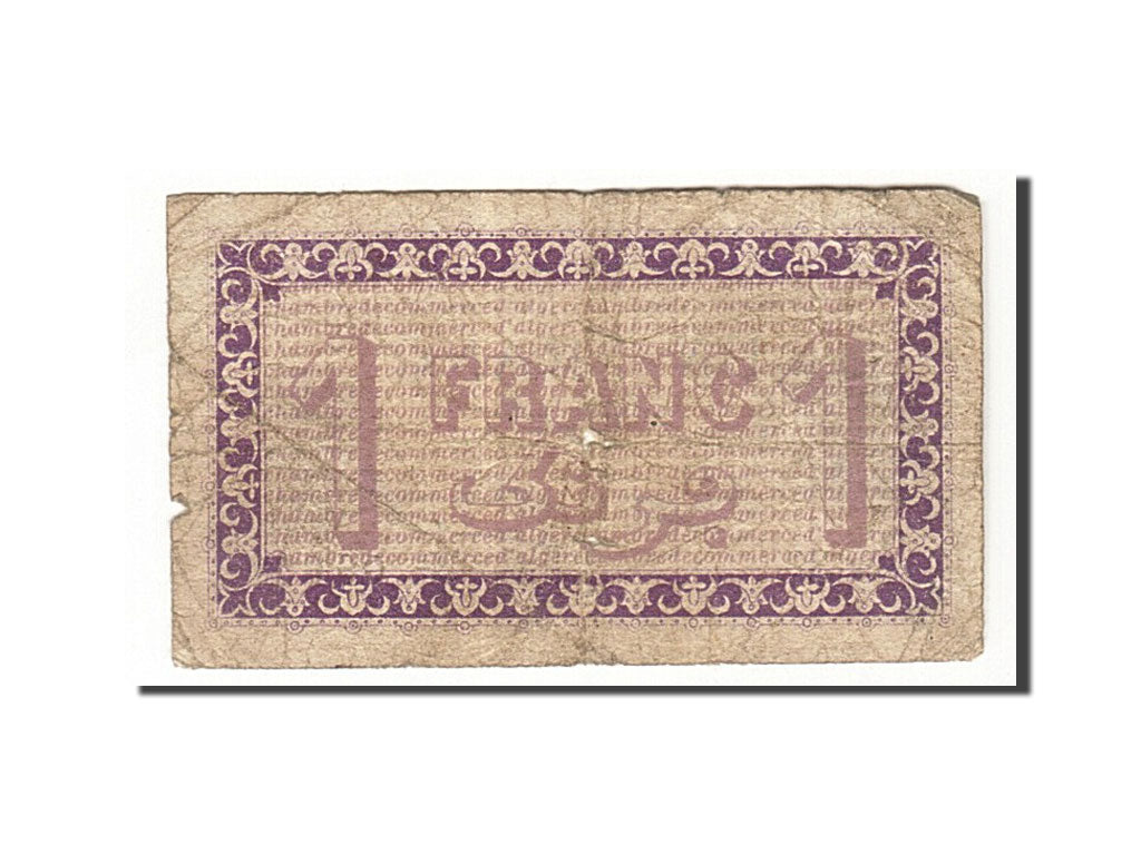 Algeria, 1 Franc, 1914, 1914-09-03, MB