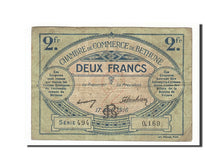 France, Béthune, 2 Francs, 1916, VF(30-35), Pirot:26-19