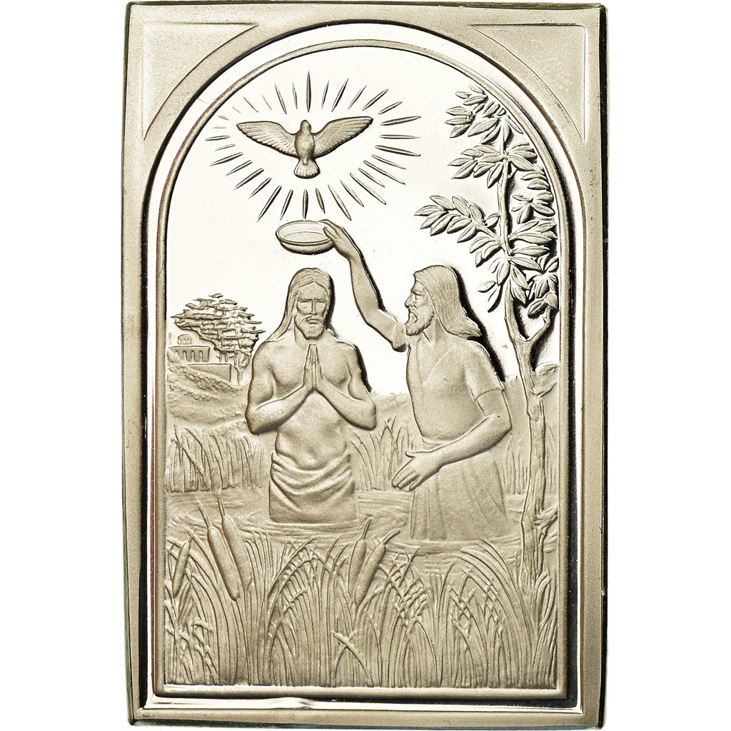 Vatican, Medal, Institut Biblique Pontifical, Matthieu 3:17, Religions &