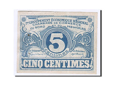 Banconote, Pirot:94-1, BB+, Lille, 5 Centimes, Francia