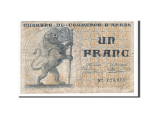 Banconote, Pirot:13-5, MB+, Arras, 1 Franc, Francia