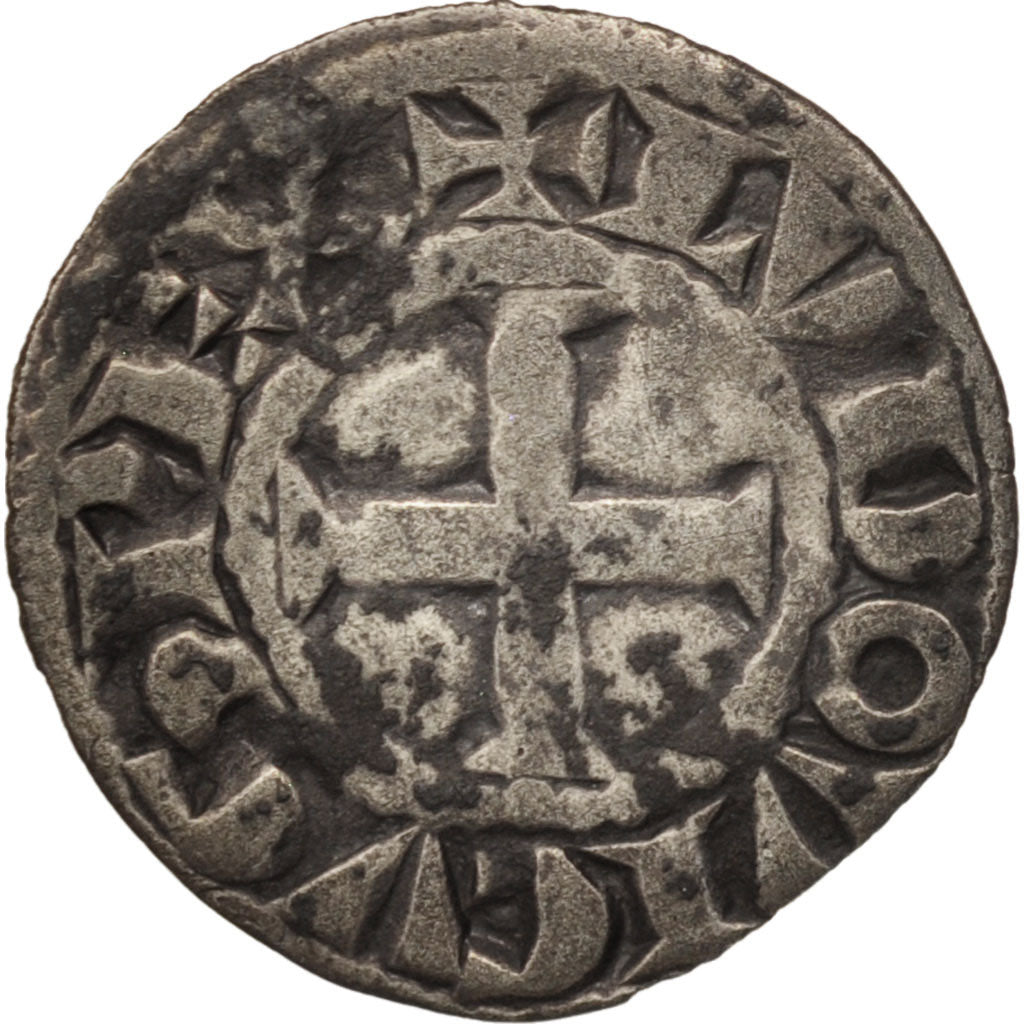 Frankreich, Louis VIII, Denier Tournois, VF(30-35), Silver, Duplessy:187