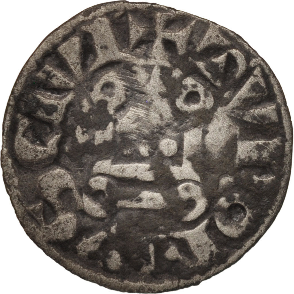 Frankreich, Louis VIII, Denier Tournois, VF(30-35), Silver, Duplessy:187