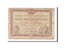 Banknote, Pirot:93-6, 50 Centimes, 1916, France, VF(20-25), Niort
