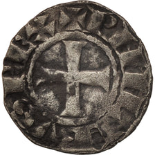 France, Philippe III, Denier Tournois, VF(20-25), Billon, Duplessy:204