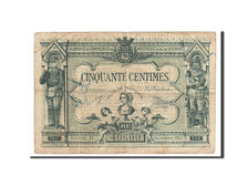 Billete, 50 Centimes, Pirot:101-1, 1915, Francia, BC+, Poitiers