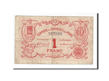 Banconote, Pirot:69-5, MB+, Le Mans, 1 Franc, 1915, Francia