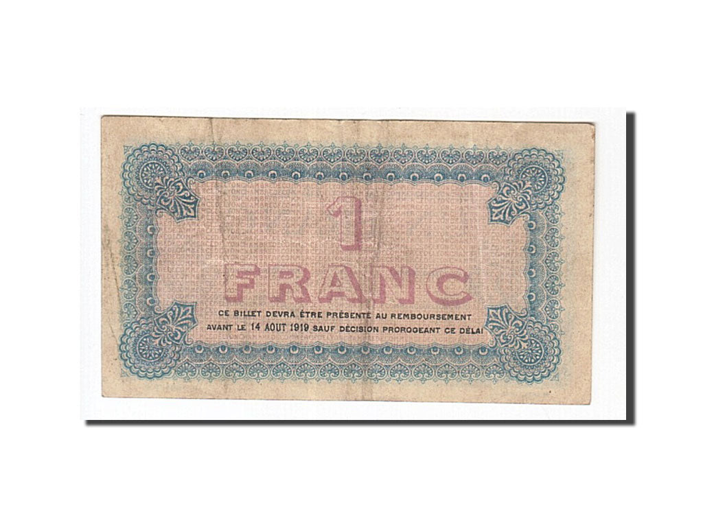 Banknote, Pirot:77-1, 1 Franc, 1914, France, EF(40-45), Lyon