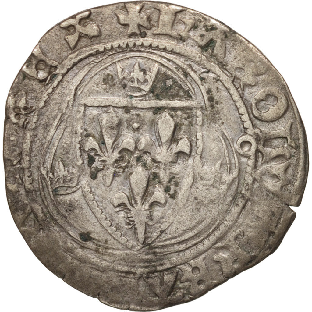 Francia, Blanc à la couronne, Undated, Toulouse, MB+, Biglione, Duplessy:519