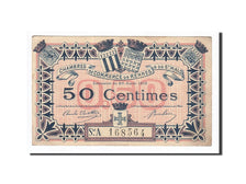 Billete, 50 Centimes, Pirot:105-10, 1915, Francia, MBC+, Rennes et Saint-Malo