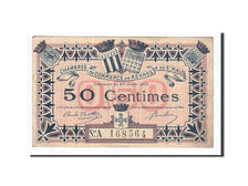 Banconote, Pirot:105-10, BB+, Rennes et Saint-Malo, 50 Centimes, 1915, Francia
