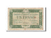 Banknote, Pirot:108-9, 1 Franc, 1915, France, VF(30-35), Rodez