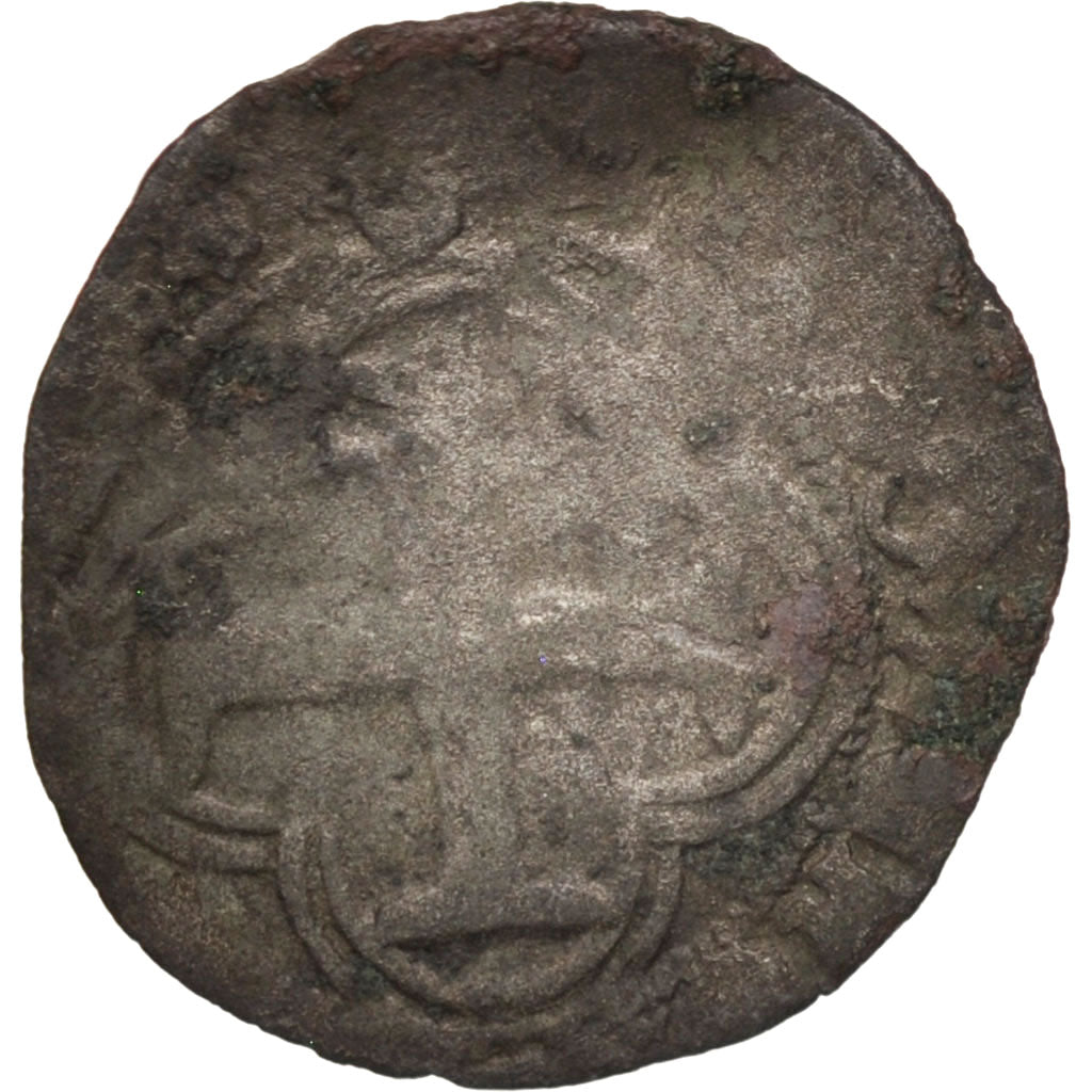 France, Louis XII, Double Tournois, VG(8-10), Billon, Duplessy:683